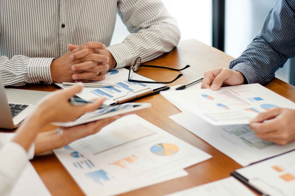 Banker advising client on early referral to asset-based lender