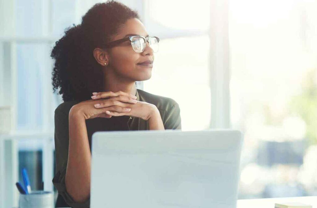 Business owner evaluating risk and collateral to improve loan approval chances